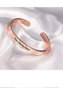 Customized Rose Gold Cuff Bracelet