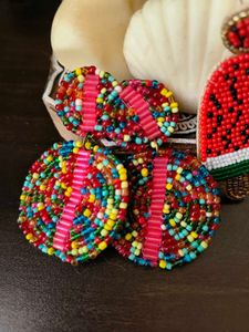 Set Of 2 Beaded Earrings ❤️💓