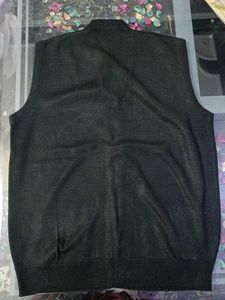 Vintage Button-Down Knit Vest