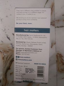 Man Matters Advance Hair Serum
