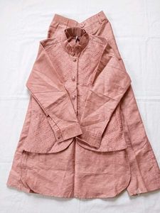 Elegant Peach Kurta