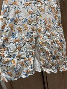AND brand Floral Print Midi Dress