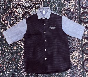 Men's Short Sleeve Contrast Shirt