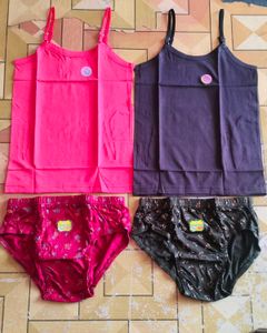 petticoats and panty combo set of 2.