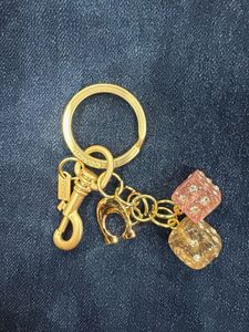 Coach Dice Charm Keychain