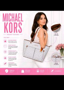 Michael Kors Pocket Tote Bag