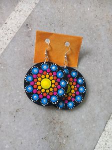 Pattern &amp; Mandala ART Earings
