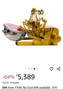 Antique Golden Tabla Drum Mechanism