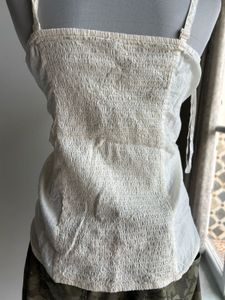 GEORGE Vintage Bow Lace Button Top