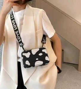 Funky Cow Print Crossbody Bag