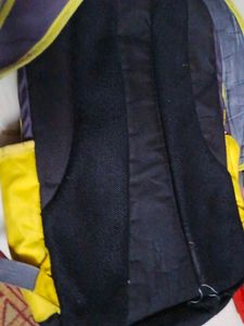 American Tourister Backpack - Yellow &amp; Grey