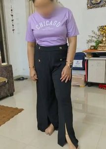 Wide Leg Black Pants