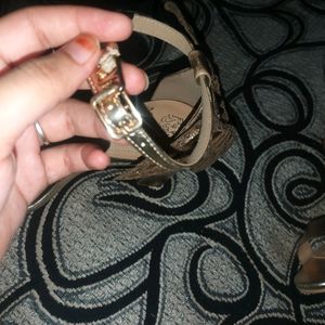 New Cute Heels Sandal Glittery Butterfly