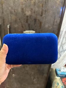 Designer Crystal Jewelled Box Clutch