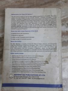 Mathematics R.D.sharma Class 12th Volume 1 And 2