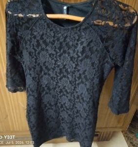 Elegant Black Lace dress