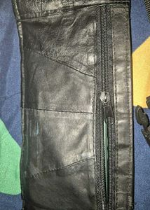Leather Black Waist Bag
