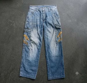 Happy Hole Cargo Jeans