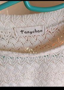 Beige Knit Korean Top