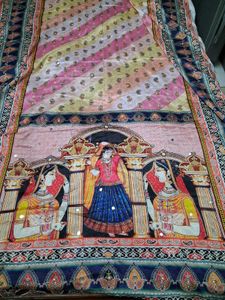 Beautiful Printed duptta  with Mirror Work