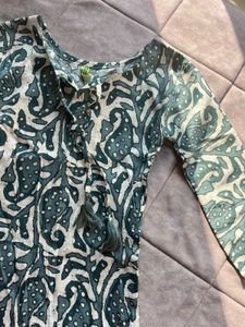 Hand-Printed Tunic Dress