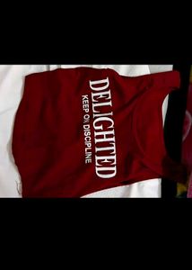 Maroon Graphic Print T-Shirt