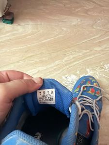 Blue Puma Sneakers with Strawberry Print
