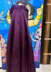 Elegant Purple Evening Gown