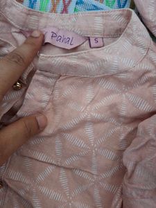 Peach Kurta ☺️(bye1 get1)