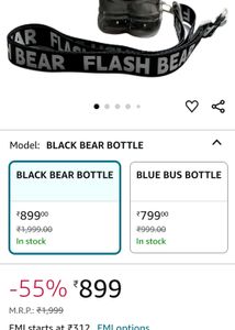 Cute Bear 779ml Spill-Proof Water Bottle for Kids