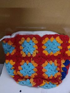 Crochet Granny Square Pouch