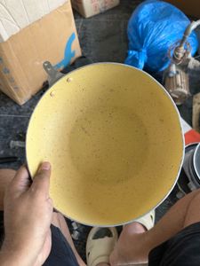 Crystal Large Kadhai Unused Without Handle
