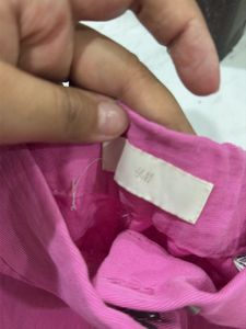 Pink Wide Leg Trousers