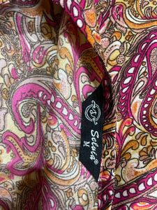 Boho Paisley Print Mini Dress