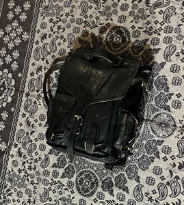 Vintage Original Leather Backpack.