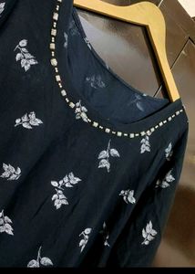 Navy Blue Kurti For Girl Or Women 44 Bust