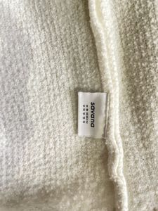 Elegant Cream Tweed-Style Jacket