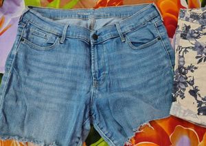 Cute Floral &amp; Denim Shorts combo