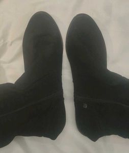 Black Thigh High Boots