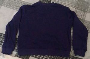 Girl's Navy Floral Sweatshirt