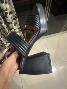 Black Heeled Sandals