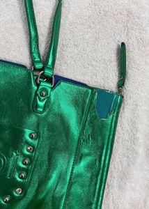 Shiny Green "GAUDI" Tote Bag