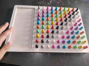 Colorful Peg Board Game Set