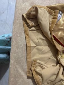 Golden Off-Shoulder Blouse