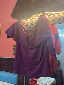 Stylish Off-Shoulder Tunic
