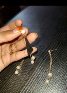 Elegant Pearl Drop Earrings