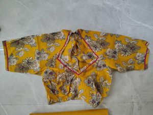 Yellow Floral Lehenga Choli Set