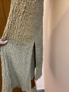 Cider Popcorn Maxi Camel Skirt