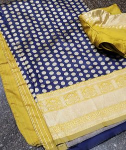 [NEW]Soft Silk Saree With Blouse