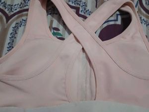 lightly padded Pink Sports Bra❤️